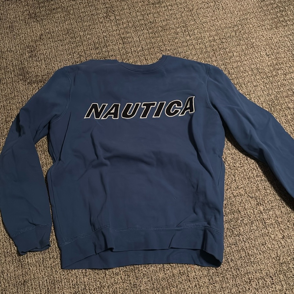 Blue Nautical Sweatshirt Pullover